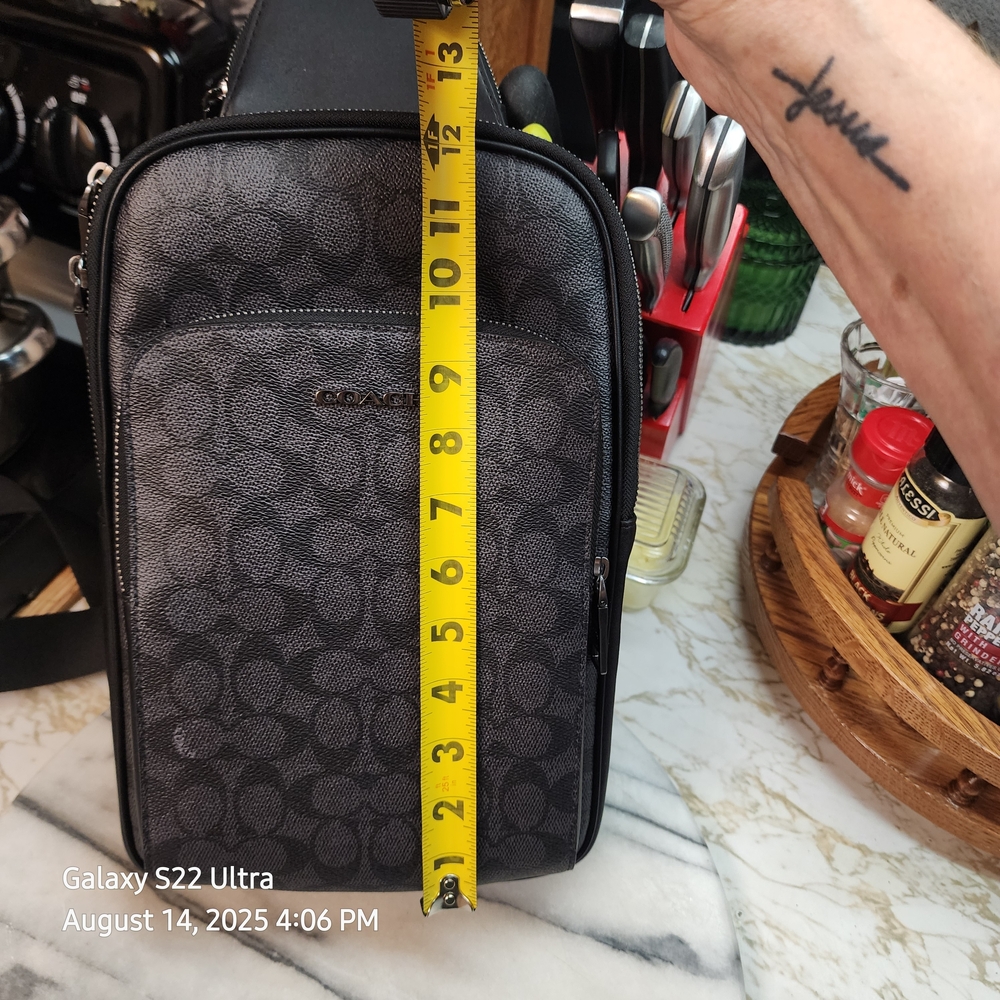 Coach Backpack / Black Coach Crossbody Bag. Women/ Mens. Kids Too.